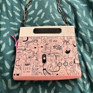 Min & Mon Vali Crossbody Handbag - Small - Bubblegum Pink